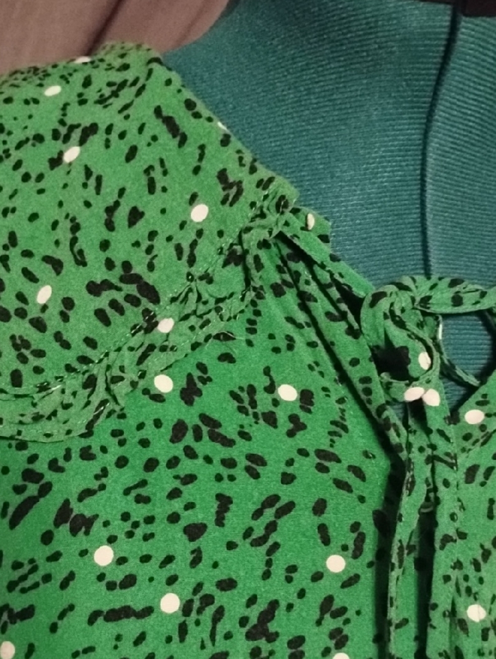 Who What Wear -Green Printed Dress- Size XXL - Picture 8 of 16